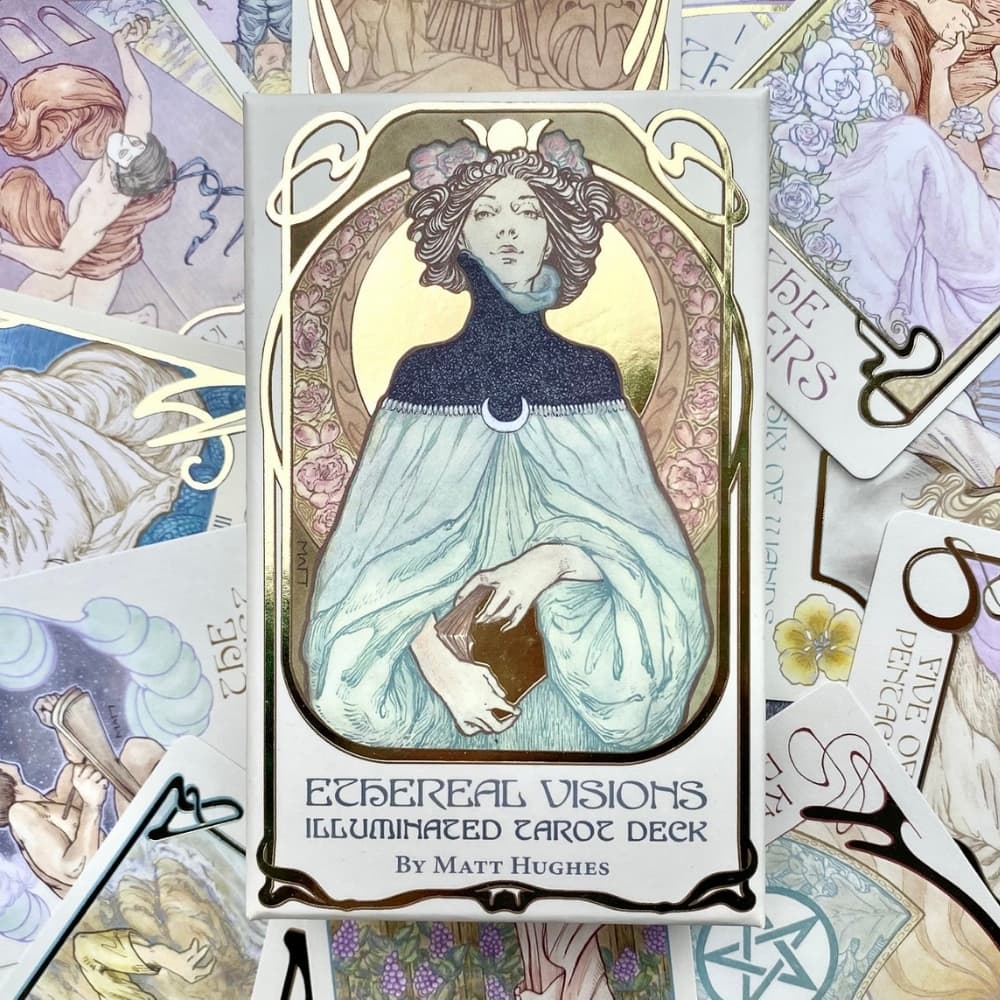 Ethereal Visions Illuminated Tarot Deck from 13 Moons Magick