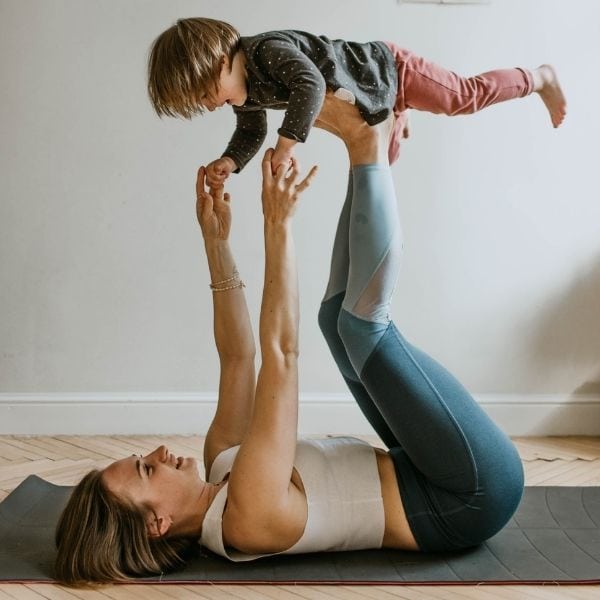 Lifting and carrying your children is a great motivator for getting in shape