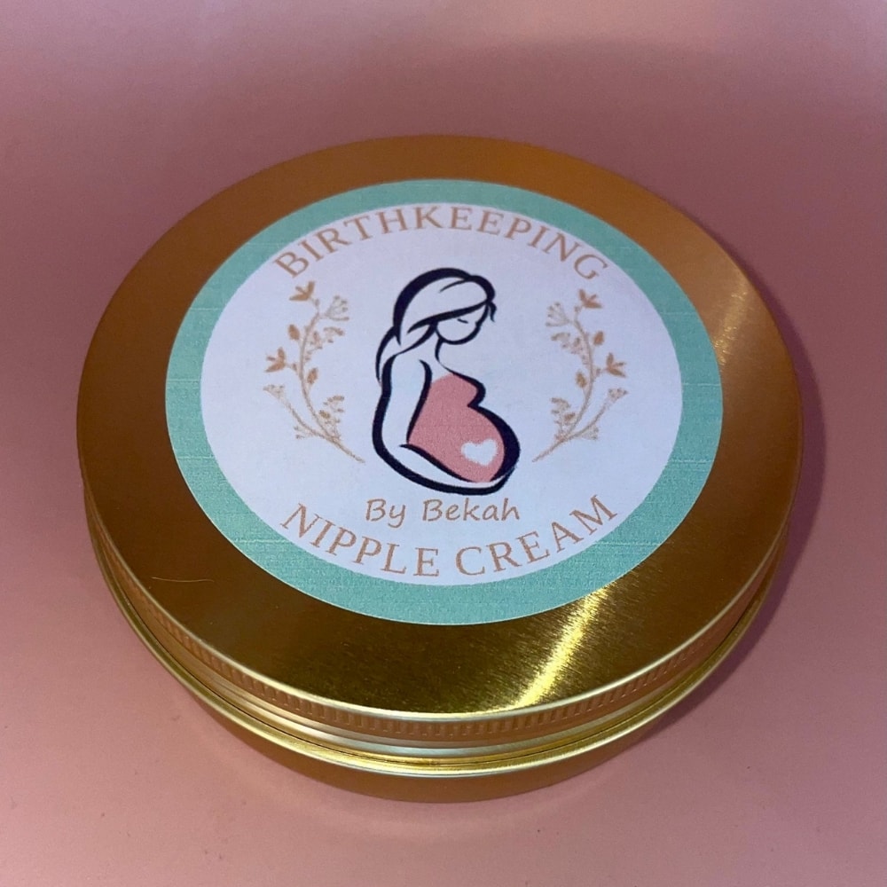 Nipple Cream from Amish Ways is a great organic postpartum basket idea.
