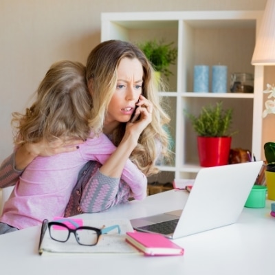 Overwhelming life as a work at home mom