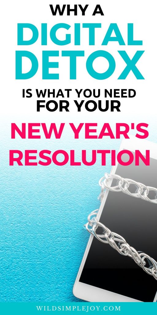 Put your phone down in 2022 for your new years resolution, do a digital detox