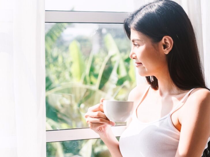 Woman is feeling content: she knows what it means to live your best life.