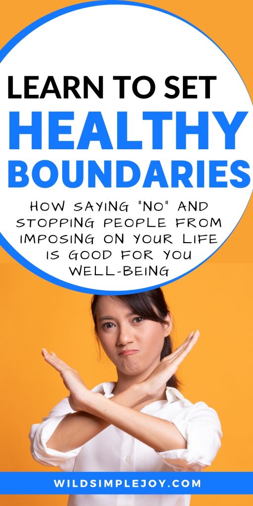 Pinterest Image: learn how to set healthy boundaries