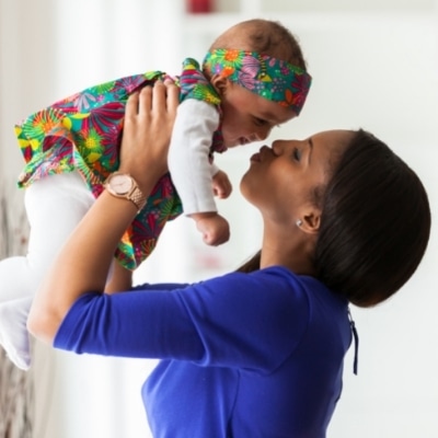 Woman being present in the moment in order to live life without expecations