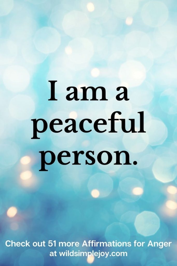 I am a peaceful person