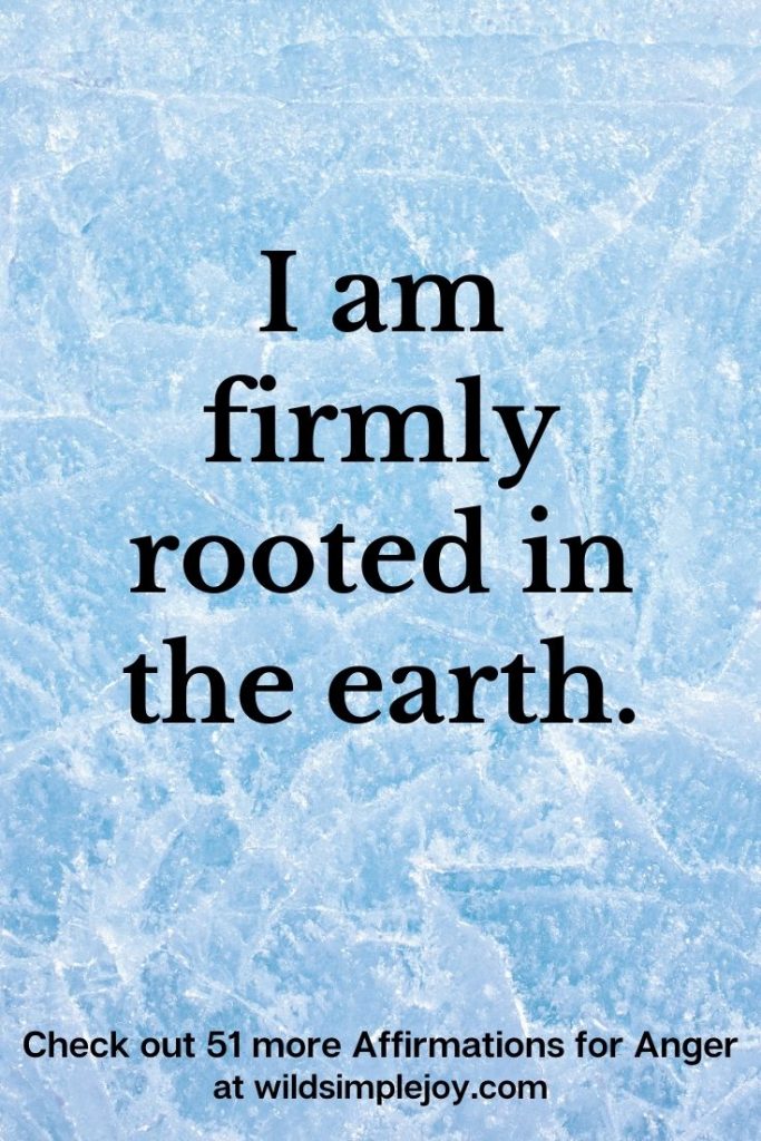 I am firmly rooted in the earth