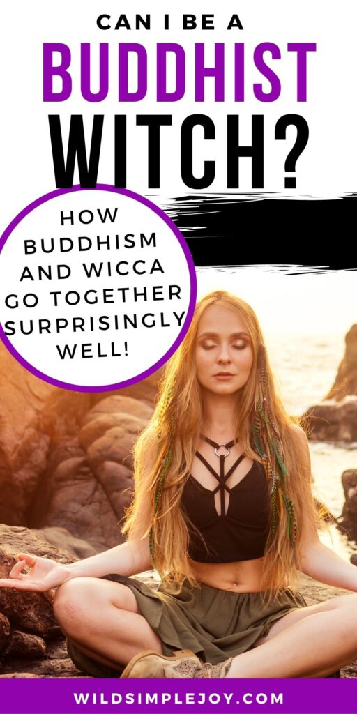 Being a Buddhist witch. How these two religions are similar (Pinterest Image)