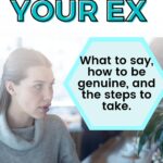 How to apologize to your ex in 7 steps (Pinterest Image)