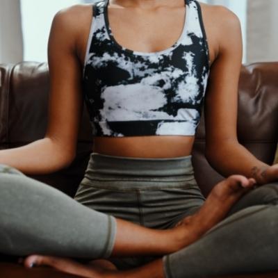 Woman meditating to enhance her clairsentience