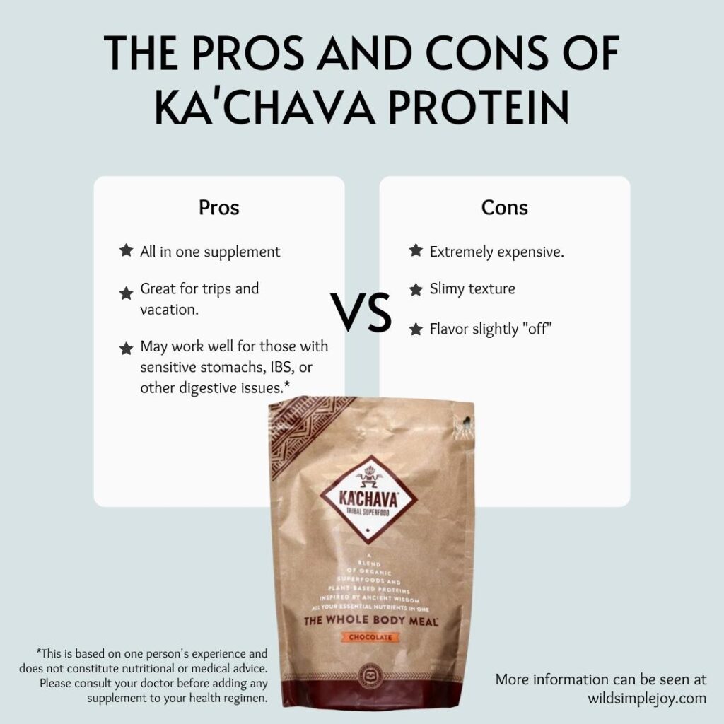 Pros and Cons of Ka'chava Protein Shake Mix Meal Replacement
