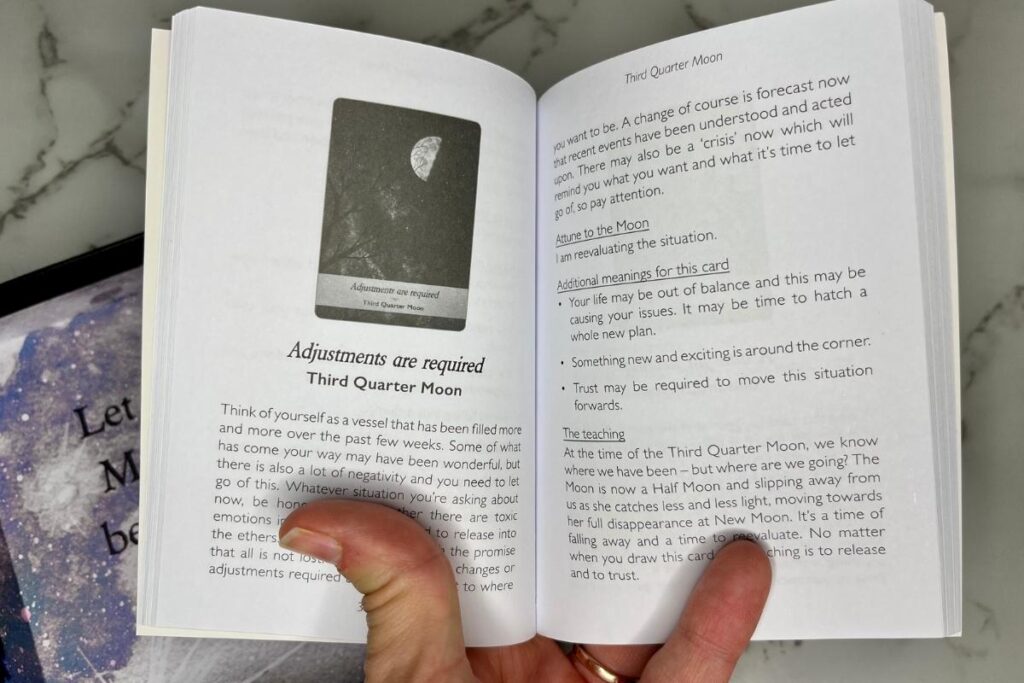 Inside the guidebook