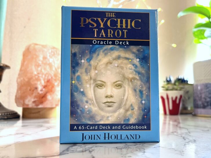 Psychic Tarot Oracle Deck front of box for Review