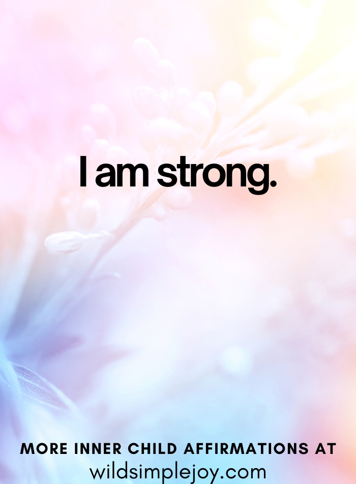 Affirm. I am strong