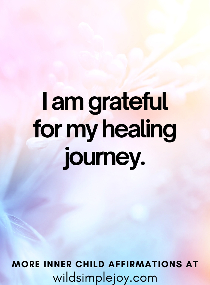I am grateful for my healing journey