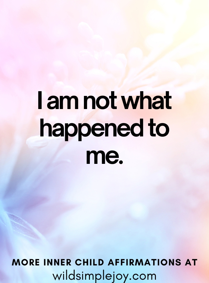 I am not what happened to me