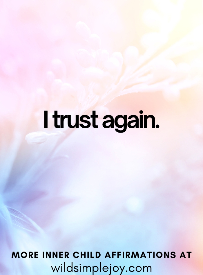 I trust again affirmation