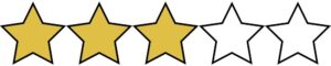 3/5 stars