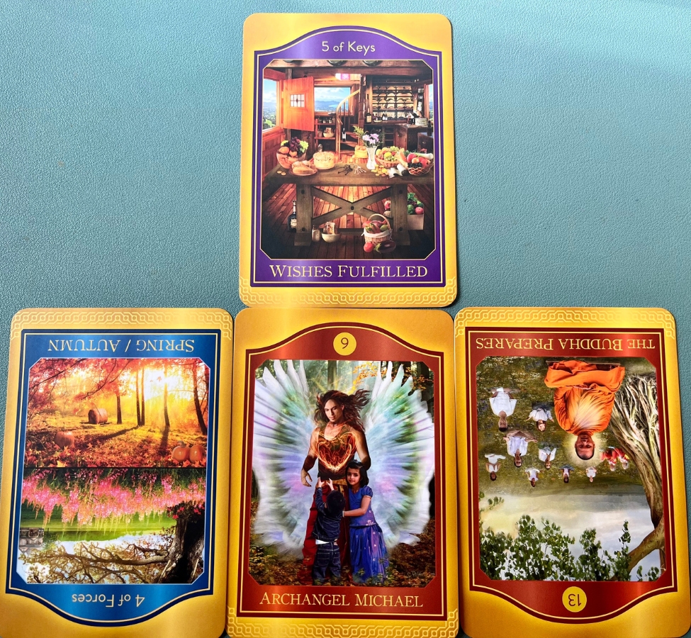 Sample Mini Reading with the Akashic Tarot (Review)