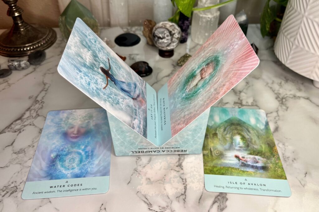 Sample Spread with the Healing Waters Oracle by Rebecca Campbell