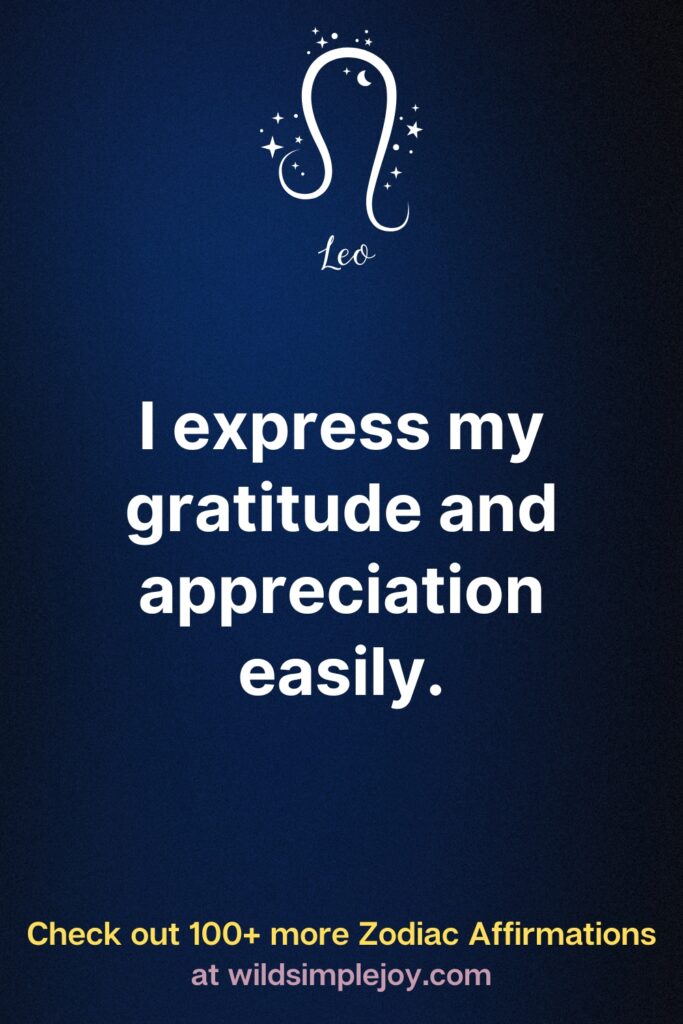 I express my gratitude and appreciation easily