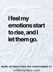 60 Positive Affirmations for Forgiveness of Self and Others – Wild ...