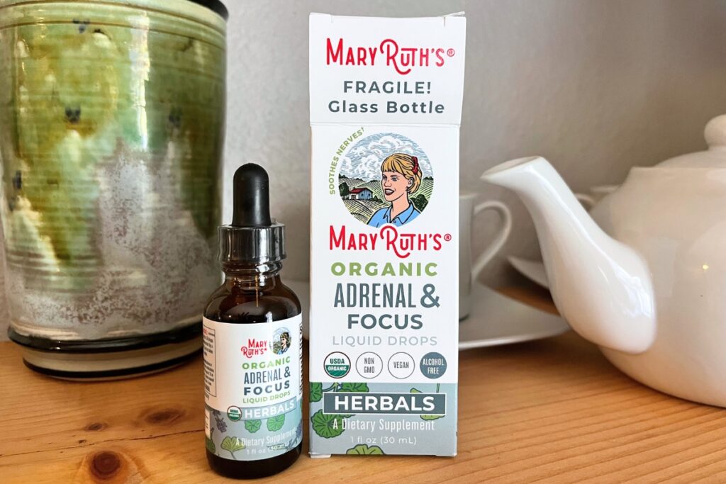 MaryRuth's Adrenal and Focus nootopic blend with box