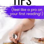 Vertical Pin Image: The 14 Best Tarot Tips for a comprehensive reading. Feel like a pro your first time!