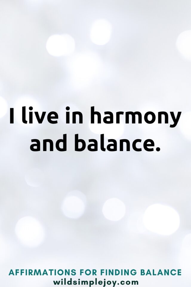 Need Balance You Don't Need to